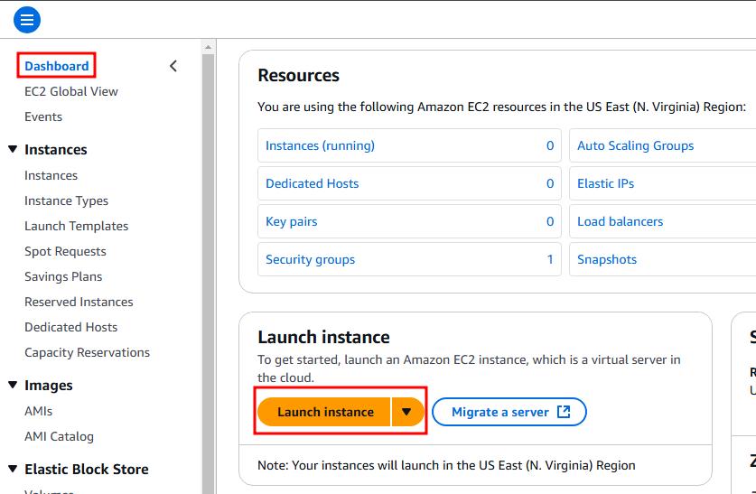 Launch Instance